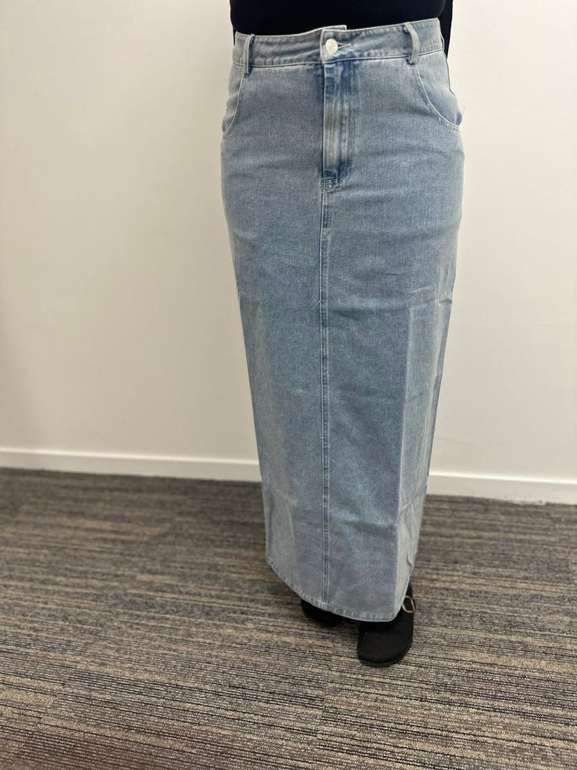 Jupe longue en jean